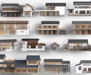 New Chinese Style Appearance Of Commercial Building-ID:964325901