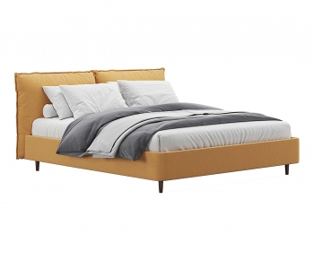 Modern Double Bed-ID:161787036
