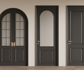 French Style Single Door-ID:589709042