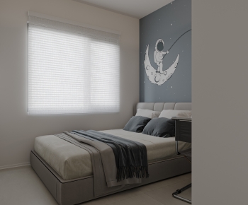 Modern Boy's Room And Son's Room-ID:444290621