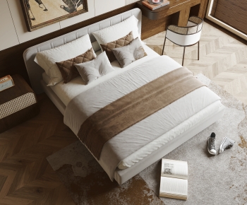 Modern Double Bed-ID:463181023