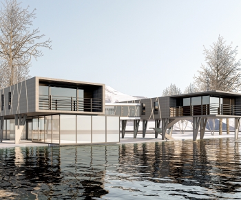 Modern Architecture Of Artistic Style-ID:233205084