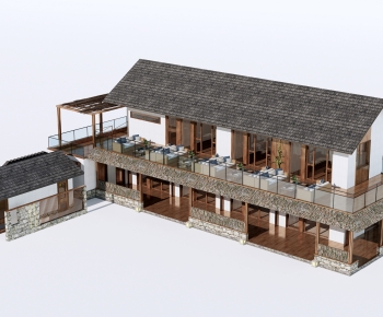 New Chinese Style Appearance Of Commercial Building-ID:513210061