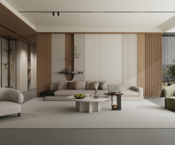 Modern A Living Room-ID:442950965