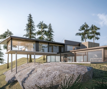 Modern Appearance Of Commercial Building-ID:904685973