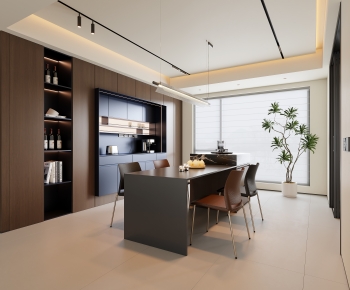 Modern Dining Room-ID:718981988