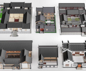 Chinese Style Residential Building-ID:816859019