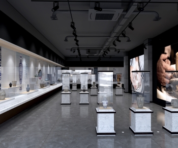 Modern Exhibition Hall-ID:885849005