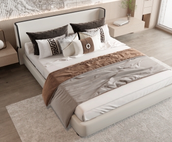 New Chinese Style Double Bed-ID:880450012