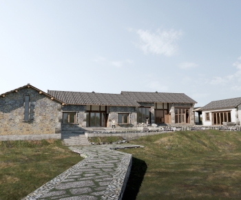 New Chinese Style Appearance Of Commercial Building-ID:314941888