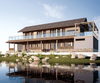 New Chinese Style Appearance Of Commercial Building-ID:480140929