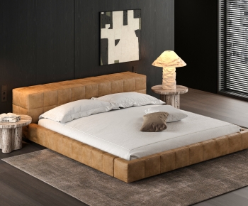 Modern Double Bed-ID:445355893