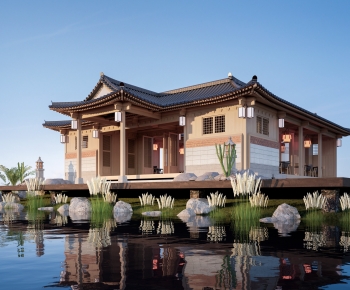 New Chinese Style Appearance Of Commercial Building-ID:299551013