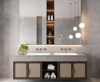 Modern Bathroom Cabinet-ID:979059934