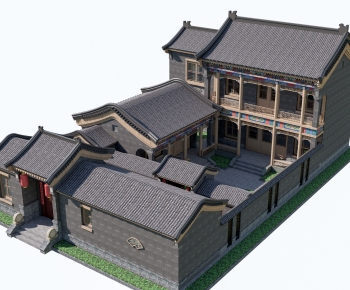 Chinese Style Residential Building-ID:362131126
