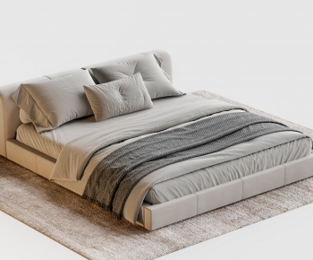 Modern Double Bed-ID:779926066