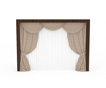 Simple European Style The Curtain-ID:999881033