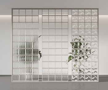 Modern Glass Screen Partition-ID:929653887