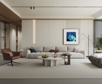 Modern A Living Room-ID:435209991