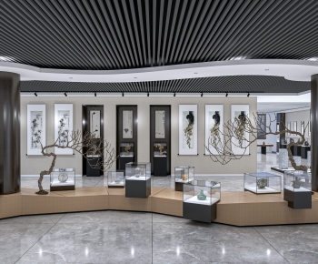 Modern Exhibition Hall-ID:449126962