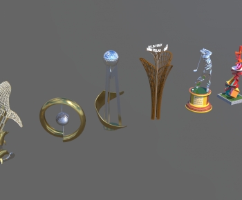 Modern Sculpture Sketch-ID:260421045