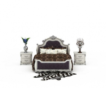 American Style Double Bed-ID:808137892