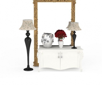 European Style Side Cabinet-ID:186089046
