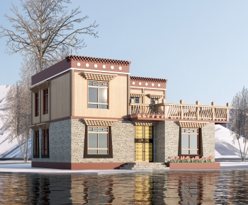New Chinese Style Appearance Of Commercial Building-ID:345659026