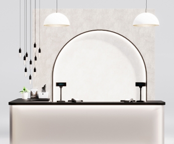 Modern Reception Desk-ID:900758035