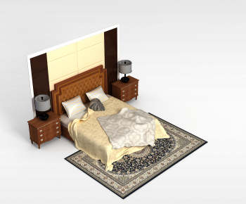 European Style Double Bed-ID:735155119