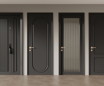French Style Single Door-ID:510472062