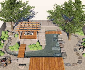 New Chinese Style Courtyard/landscape-ID:238006114