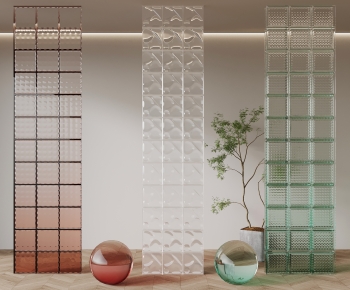 Modern Glass Screen Partition-ID:841316946