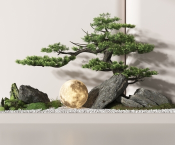 New Chinese Style Plant Landscaping-ID:764307028
