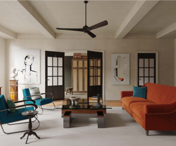 Modern A Living Room-ID:944802053