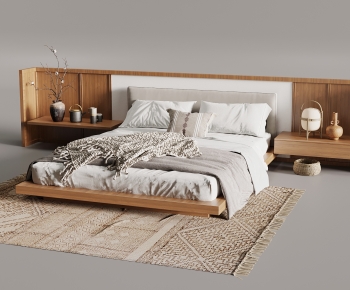 New Chinese Style Double Bed-ID:824502947