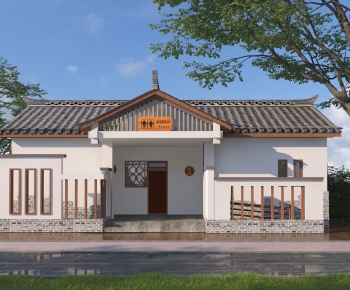 New Chinese Style Public Building-ID:288093091