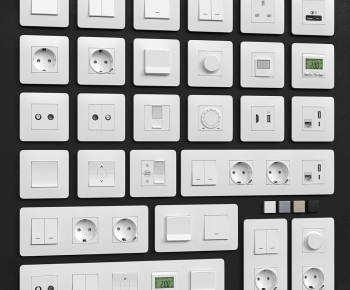Modern Switch Socket Panel-ID:261702066