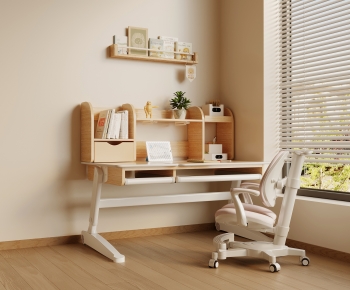 Modern Computer Desk And Chair-ID:836422927