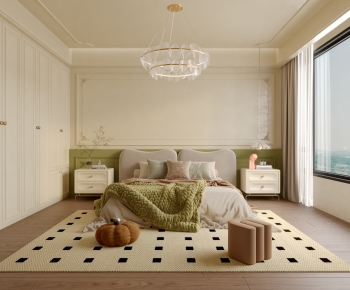 French Style Bedroom-ID:660509119