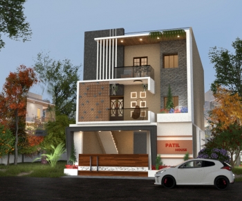 Modern Detached Villa-ID:337861061