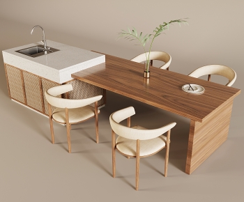 Modern Dining Table And Chairs-ID:757347115