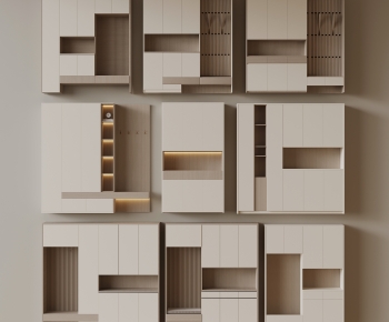 Modern Shoe Cabinet-ID:817481042
