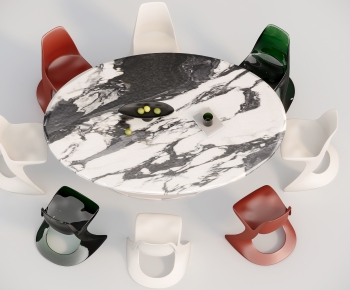 Modern Dining Table And Chairs-ID:350439078