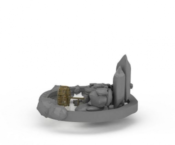 Modern Rockery Waterscape-ID:803529982