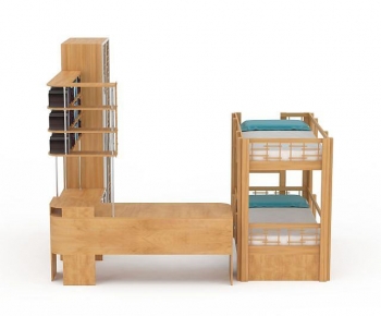 Modern Bunk Bed-ID:762924919
