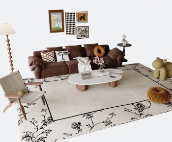 French Style Sofa Combination-ID:405805114