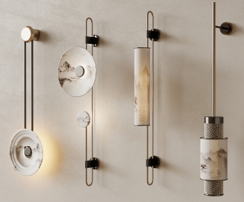 New Chinese Style Wall Lamp-ID:535387994