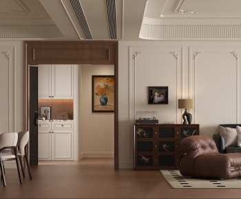 French Style A Living Room-ID:662398109