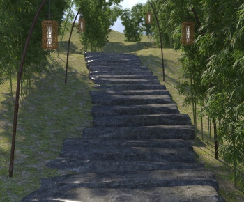 Modern Park Landscape-ID:174889095